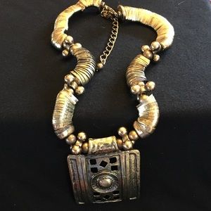 Brass Ethnic Necklace